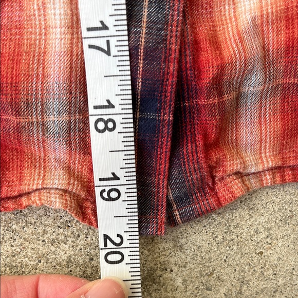 Ariat Youth Red and Blue Plaid Shirt - Picture 10 of 16